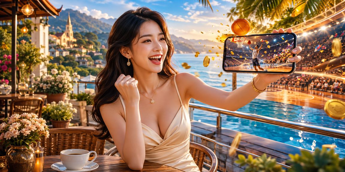 Người dùng Đà Lạt thưởng thức cà phê và theo dõi kèo bóng rổ trực tuyến trên điện thoại