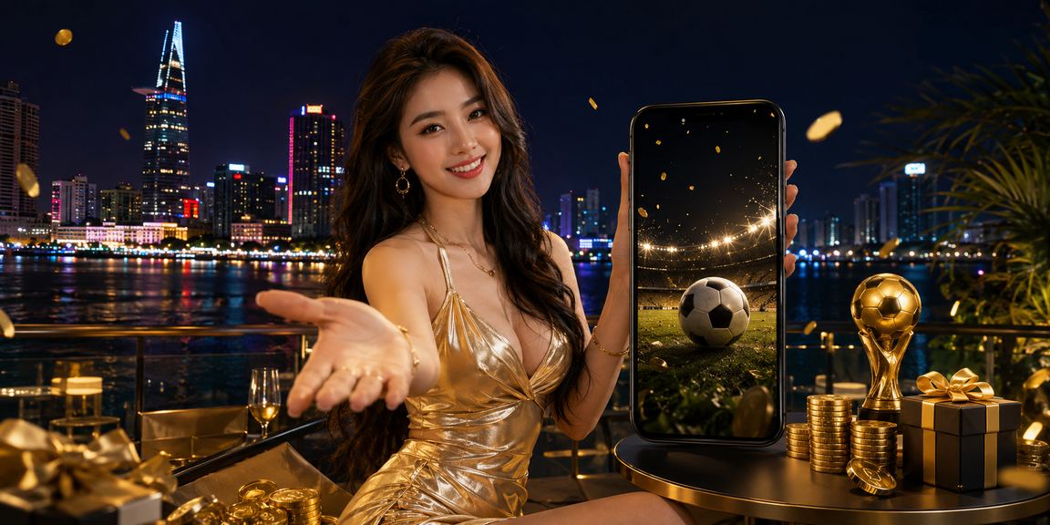 Người dùng TP.HCM tham gia chương trình hoàn tiền và theo dõi kèo thể thao tại bãi biển