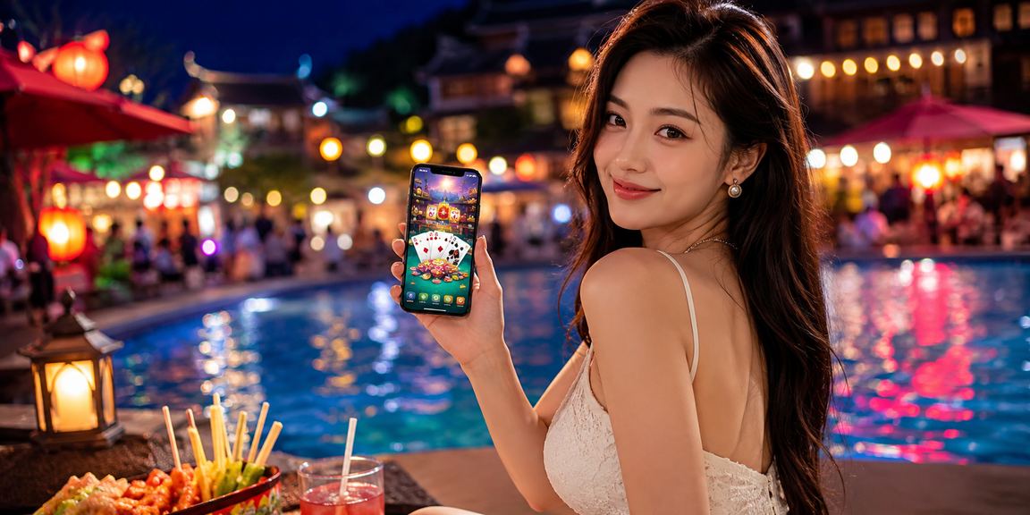 Người chơi thưởng thức card game tại chợ đêm Sapa – trải nghiệm giải trí địa phương